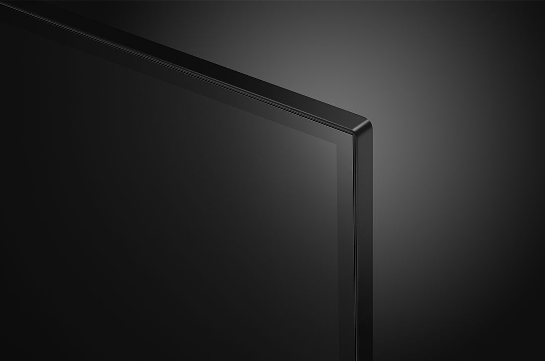 LG UHD UR73 43'' 4K Smart TV 2023, close-up view of edge, 43UR73006LA, thumbnail 13