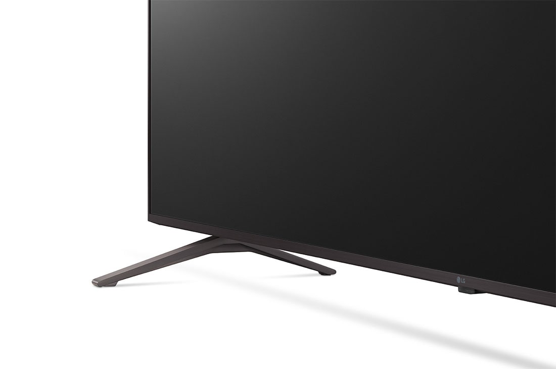 LG UHD UR78 86 inch 4K Smart TV, 2023, close-up view of pole, 86UR78006LC, thumbnail 6