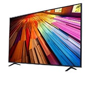 LG 75 Inch LG UHD UT80 4K Smart TV AI Magic remote HDR10 webOS24 2024, Side view of LG UHD TV, UT80, 75UT80006LA, thumbnail 4