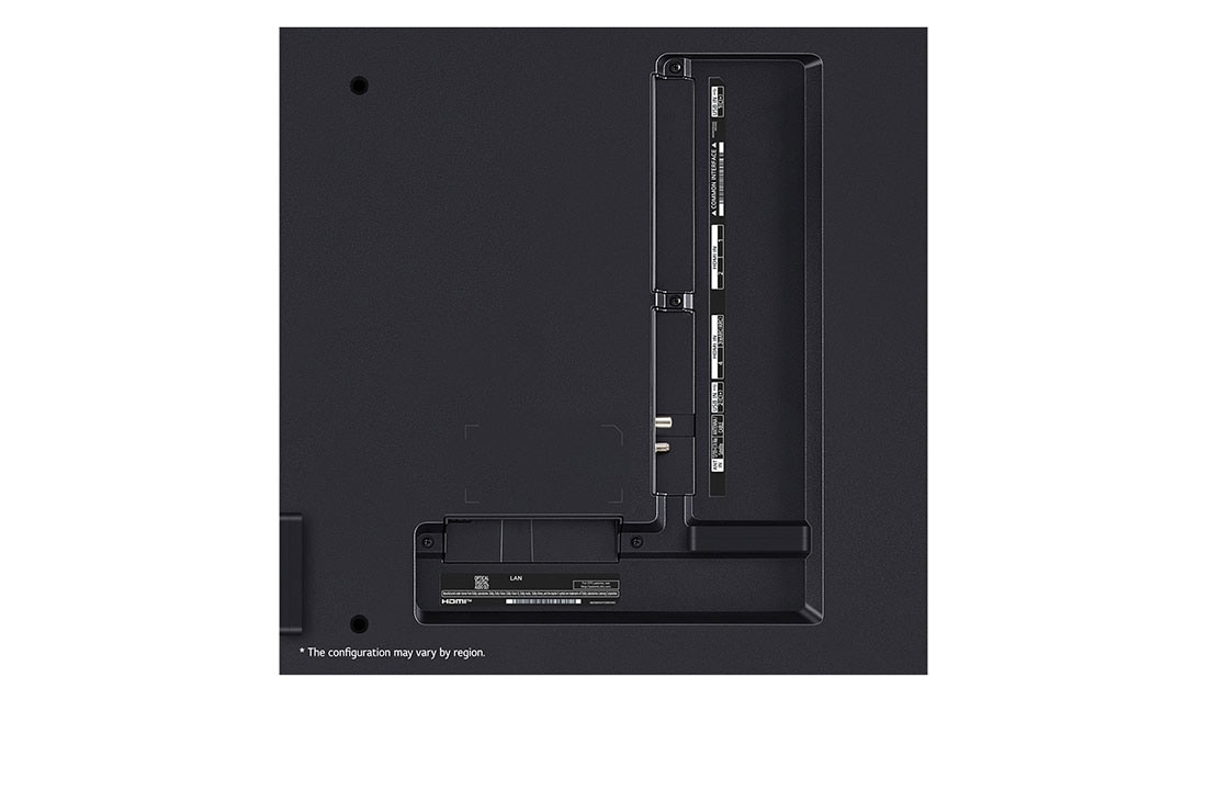 LG 86 Inch LG QNED QNED86 4K Smart TV AI Magic remote HDR10 webOS24 2024, Rear view of LG QNED TV, QNED86, 86QNED86T6A, thumbnail 5