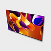 LG 83 Inch LG OLED evo G4 4K Smart TV AI Magic remote Dolby Vision webOS24 2024, Angled view of LG OLED evo TV, OLED G4 from above, OLED83G46LA, thumbnail 7