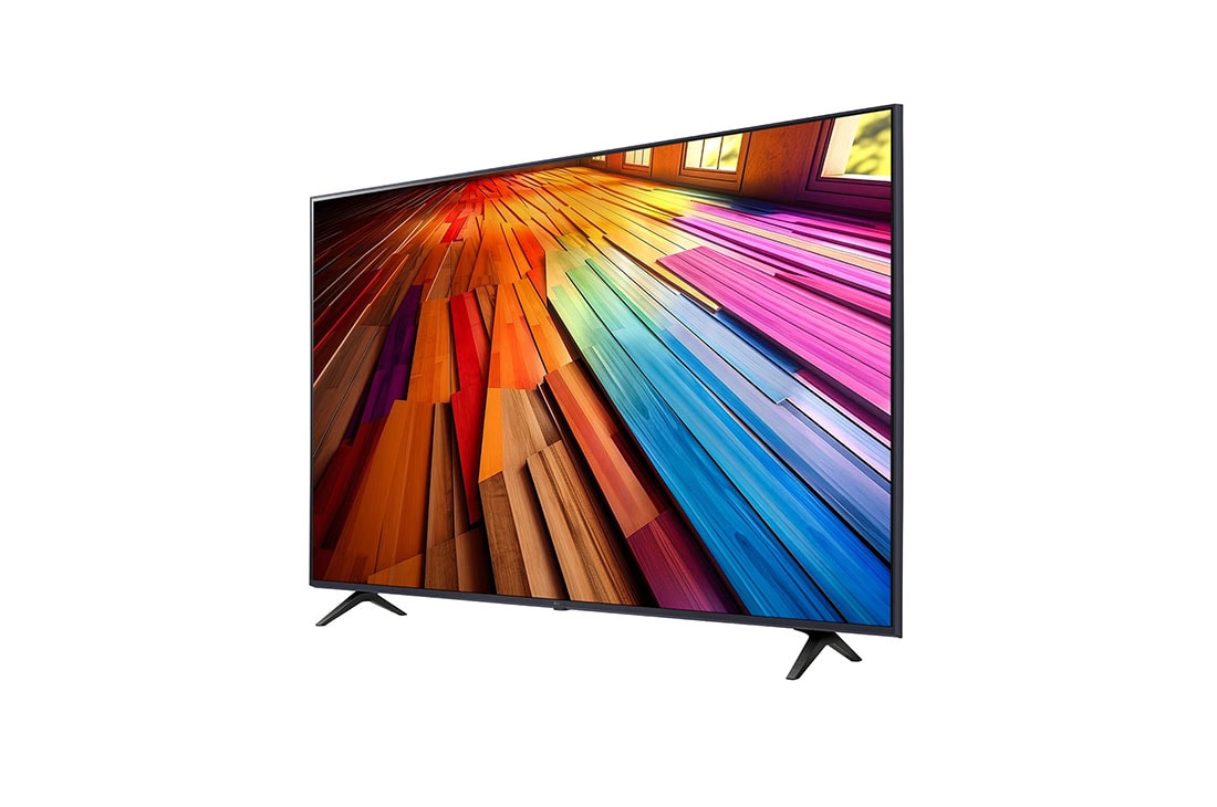 LG 55 Inch LG UHD UT80 4K Smart TV AI Magic remote HDR10 webOS24 2024, Side view of LG UHD TV, UT80, 55UT80006LA, thumbnail 4