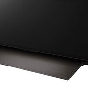 LG 77 Inch LG OLED evo C4 4K Smart TV AI Magic remote Dolby Vision webOS24 2024, Close-up image of LG OLED evo TV, OLED C4 from the base, OLED77C46LA, thumbnail 14