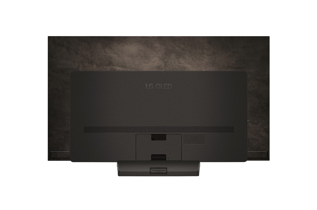 LG 55 Inch LG OLED evo C4 4K Smart TV AI Magic remote Dolby Vision webOS24 2024, Rear view of LG OLED evo TV, OLED C4, OLED55C46LA, thumbnail 11