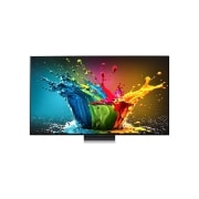 LG 86 Inch LG QNED MiniLED QNED99 8K Smart TV AI Magic remote HDR10 webOS24 2024, Front view of LG QNED TV, QNED99, 86QNED99T6B, thumbnail 3