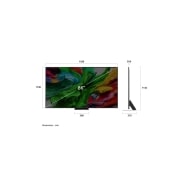 LG 86 inch LG QNED evo AI QNED86 MiniLED 4K 120Hz Smart TV AI Magic remote webOS25 2025 , dimension, 86QNED86A6A, thumbnail 4
