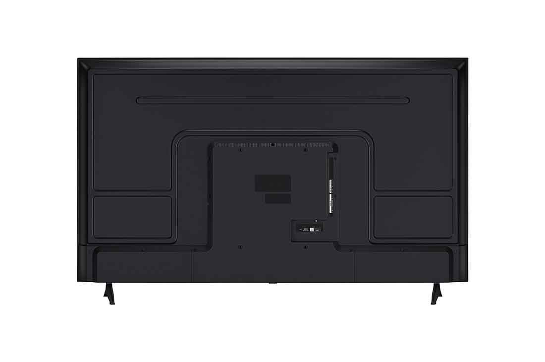 LG 43 inch LG UHD AI UA73 4K Smart TV AI Magic Remote Ready HDR10 webOS25 2025 , Rear view of LG UHD UA73 TV., 43UA73006LA, thumbnail 3