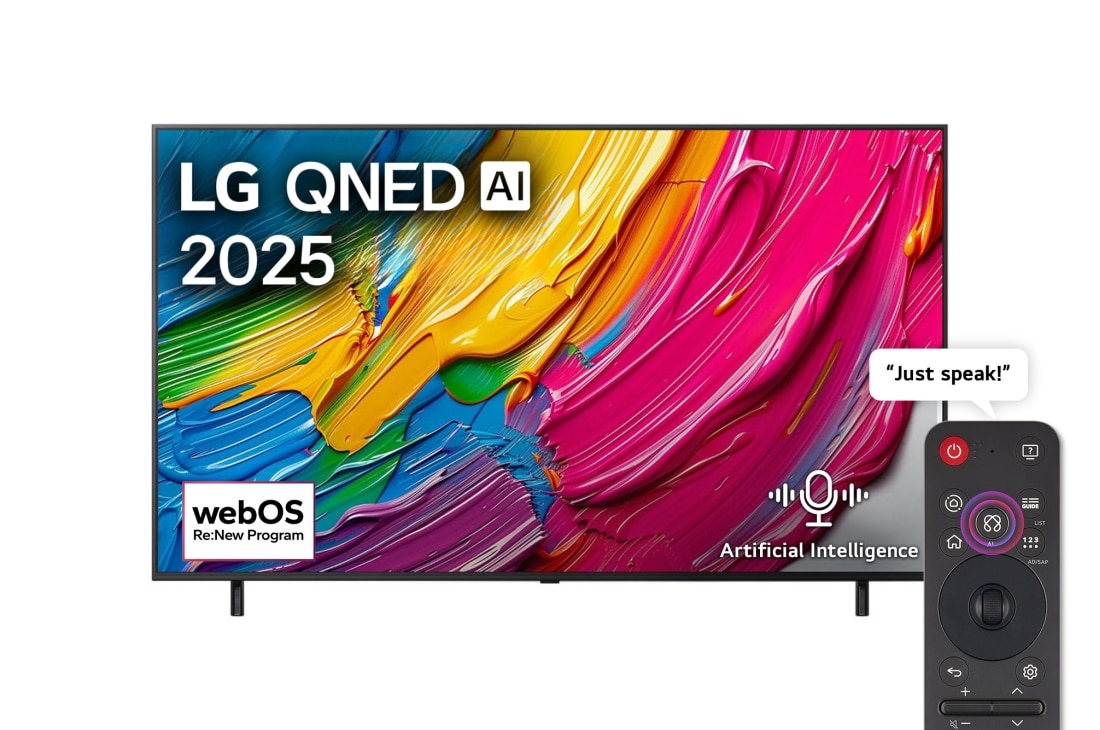 LG 86 Inch LG QNED AI QNED80 4K Smart TV 2025, 86QNED80A6A