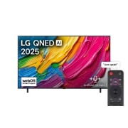 LG 86 Inch LG QNED AI QNED80 4K Smart TV 2025, 86QNED80A6A, thumbnail 1