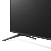 LG UHD UR80 86 inch 4K Smart TV, 2023, close-up view of pole, 86UR80506LB, thumbnail 6