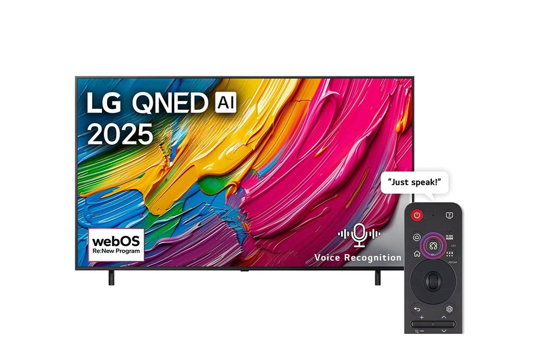 LG  65 -Inch LG QNED AI QNED80 4K Smart TV 2025, 65QNED80A6A