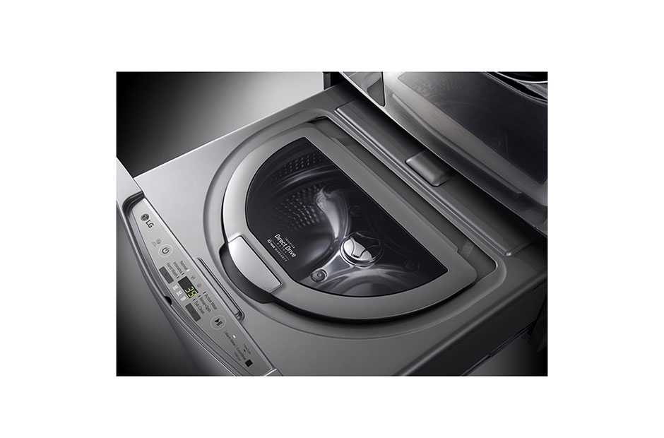 LG Mini Washer 3.5kg, Silver, Inverter Direct Drive Motor, Smart Diagnosis, 10year Warranty on Direct Drive Motor, F70E1UDNK12, thumbnail 5