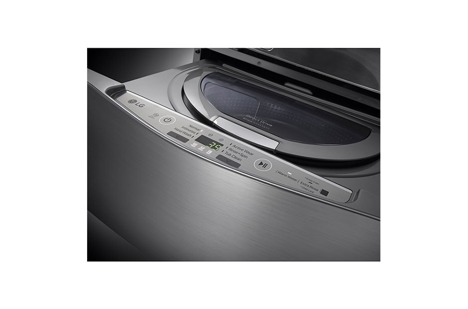 LG Mini Washer 3.5kg, Silver, Inverter Direct Drive Motor, Smart Diagnosis, 10year Warranty on Direct Drive Motor, F70E1UDNK12, thumbnail 7