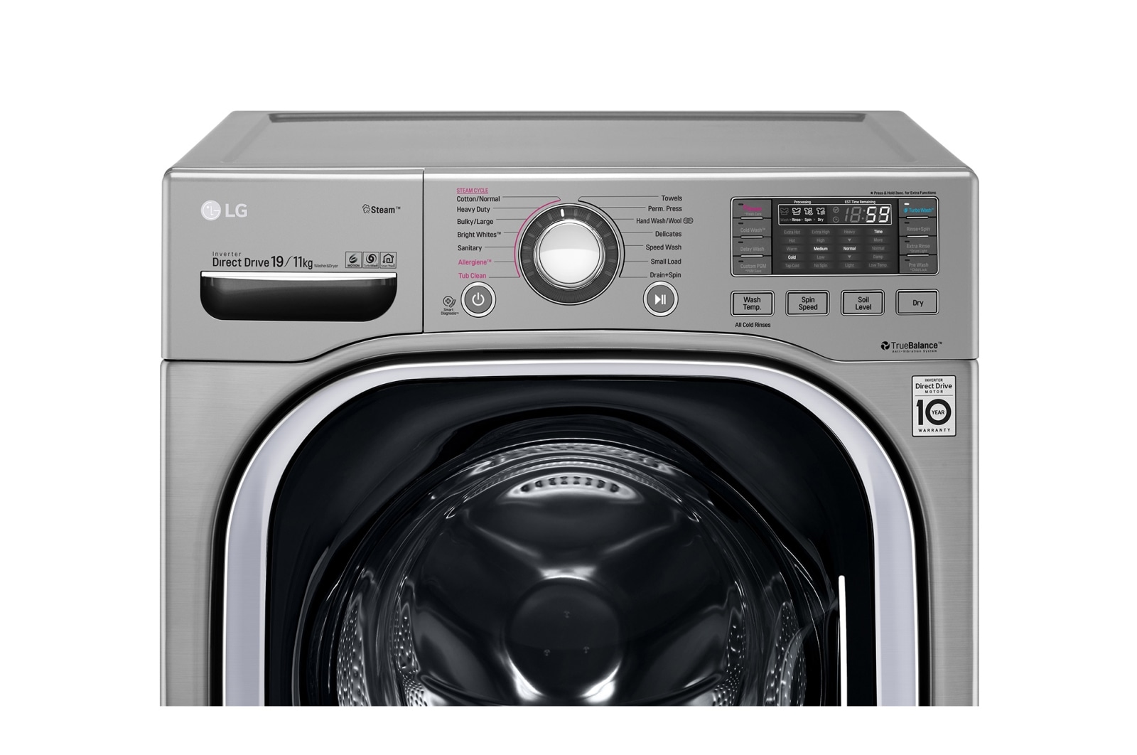 LG Front Load Washer Dryer 20/11kg F0K1CHK2T2 LG Africa