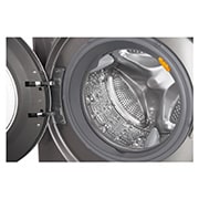 LG Front Load (Wash & Dry)Washing Machine 9/6kg, Silver, Inverter Direct Drive Motor, TurboWash, TrueSteam, Smart Diagnosis, F4J8FH2S, thumbnail 3