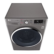 LG Front Load (Wash & Dry)Washing Machine 9/6kg, Silver, Inverter Direct Drive Motor, TurboWash, TrueSteam, Smart Diagnosis, F4J8FH2S, thumbnail 10
