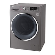 LG Front Load (Wash & Dry)Washing Machine 9/6kg, Silver, Inverter Direct Drive Motor, TurboWash, TrueSteam, Smart Diagnosis, F4J8FH2S, thumbnail 12