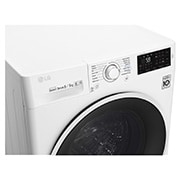 LG Front Load (Wash & Dry) Washine Machine 8/5kg, White, Inverter Direct Drive Motor, TurboWash, TrueSteam, Smart Diagnosis, F4J6TMP0W, thumbnail 7