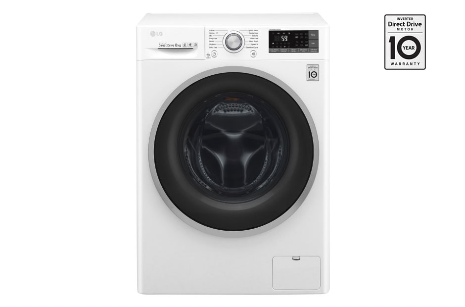 LG Washing Machine with Turbowash, White