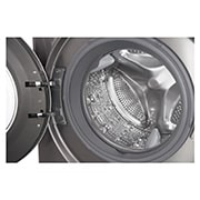 LG Front Load (Wash Only) Washing Machine 7kg, Silver, Inverter Direct Drive Motor, 6 Motion DD, Smart Diagnosis, F4J5QNP7S, thumbnail 4