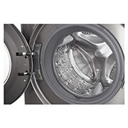 LG Front Load (Wash Only) Washing Machine 8kg, Silver, Inverter Direct Drive Motor, 6 Motion DD, Smart Diagnosis, F2J5TNP7S, thumbnail 4