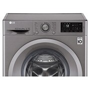 LG Front Load (Wash Only) Washing Machine 8kg, Silver, Inverter Direct Drive Motor, 6 Motion DD, Smart Diagnosis, F2J5TNP7S, thumbnail 4
