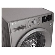 LG Front Load (Wash Only) Washing Machine 8kg, Silver, Inverter Direct Drive Motor, 6 Motion DD, Smart Diagnosis, F2J5TNP7S, thumbnail 7