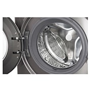 LG Front Load (Wash Only) Washine Machine 6kg, Silver, Inverter Direct Drive Motor, 6 Motion DD, Smart Diagnosis, F2J5NNP7S, thumbnail 3