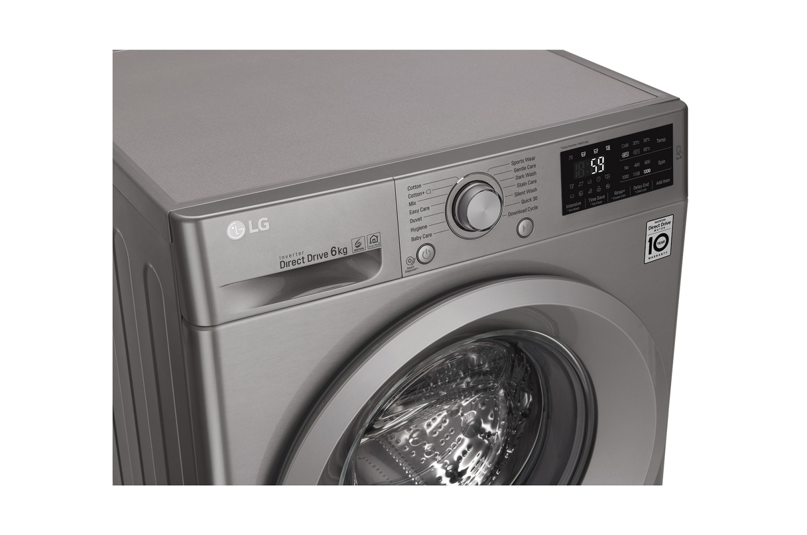 LG 6KG Front Load (Wash Only) Washing Machine F2J5NNP7S