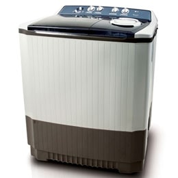 Twin Tub Washing Machine 16kg, Blue White, Roller Jet Pulsator, Wind Jet Dry, Pre Soak Function2