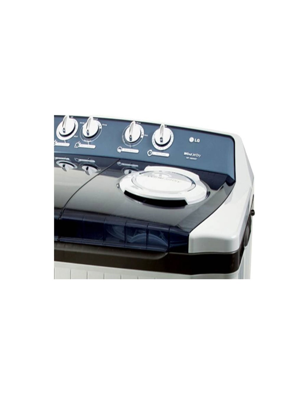 LG Twin Tub Washing Machine 16kg, Blue White, Roller Jet Pulsator, Wind