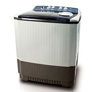 LG Twin Tub Washing Machine 16kg, Blue White, Roller Jet Pulsator, Wind Jet Dry, Pre Soak Function, P1860RWPC, thumbnail 1