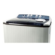 LG Twin Tub Washing Machine 16kg, Blue White, Roller Jet Pulsator, Wind Jet Dry, Pre Soak Function, P1860RWPC, thumbnail 5