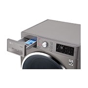 LG Front Load (Wash & Dry) Washing Machine 7/4kg, Silver, Inverter Direct Drive Motor, 6 Motion DD, Steam+, TurboWash, F2J6HGP2S, thumbnail 5