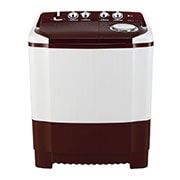 LG 8.0kg Twin Tub washing machine with Plastic Body, Roller Jet Pulsator, 3 Wash Program, WP-850RD, WP-850RD, thumbnail 1