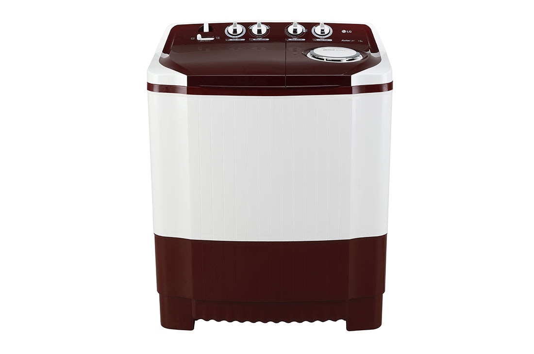 LG 8.0kg Twin Tub washing machine with Plastic Body, Roller Jet Pulsator, 3 Wash Program, WP-850RD, WP-850RD