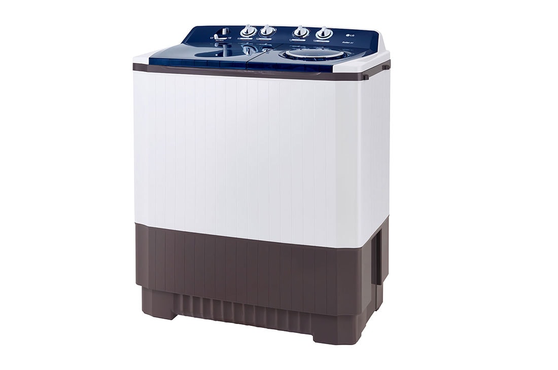LG 13KG Twin Tub Washer, Roller Jet, 3 Wash Programs, Lint Filter, P1461RWPL - 60mdegree view Right, P1461RWPL, thumbnail 11