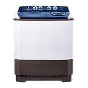 LG 13KG Twin Tub Washer, Roller Jet, 3 Wash Programs, Lint Filter, P1461RWPL Front view, P1461RWPL, thumbnail 1