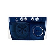 LG 13KG Twin Tub Washer, Roller Jet, 3 Wash Programs, Lint Filter, P1461RWPL - Top view vertical, P1461RWPL, thumbnail 8