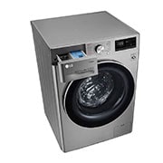 LG 8Kg Washer | AI DD | Steam™ (Allergy Care),  LG F2V5PYP2T 8 kg Top Persmpective Open, F2V5PYP2T, thumbnail 9