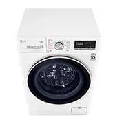 LG 10.5/7 Kg Front Load Washing Machine, F4V5RGP0W - Top Perspective, F4V5RGP0W, thumbnail 10
