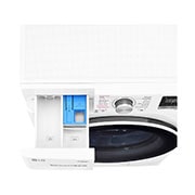 LG 10.5/7 Kg Front Load Washing Machine, F4V5RGP0W - Drawer Open Detail, F4V5RGP0W, thumbnail 6