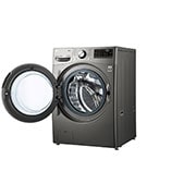 LG 15KG | Front Load Washer | AI DD™ | ThinQ™ | TurboWash™, F4V5RGP0W - Left side open, F0L9DYP2S, thumbnail 12