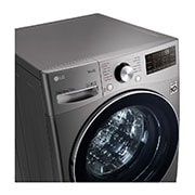 LG 15KG | Front Load Washer | AI DD™ | ThinQ™ | TurboWash™, F4V5RGP0W - Left Perspective Detail, F0L9DYP2S, thumbnail 7