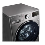 LG 15kg/8 Kg | Front Load Washer/Dryer | AI DD™ | Steam™ | ThinQ™, Left Perspective Detail, F0L9DGP2S, thumbnail 4
