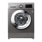 LG F2V5PGP2T Washing Machine: Advanced Laundry Care, Front View, F2V5PGP2T, thumbnail 1