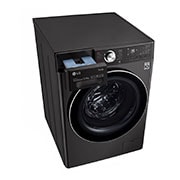 LG 12/8KG TurboWash Front Load Washing Machine, Perspective Drawer Open, F4V9BCP2EE, thumbnail 9