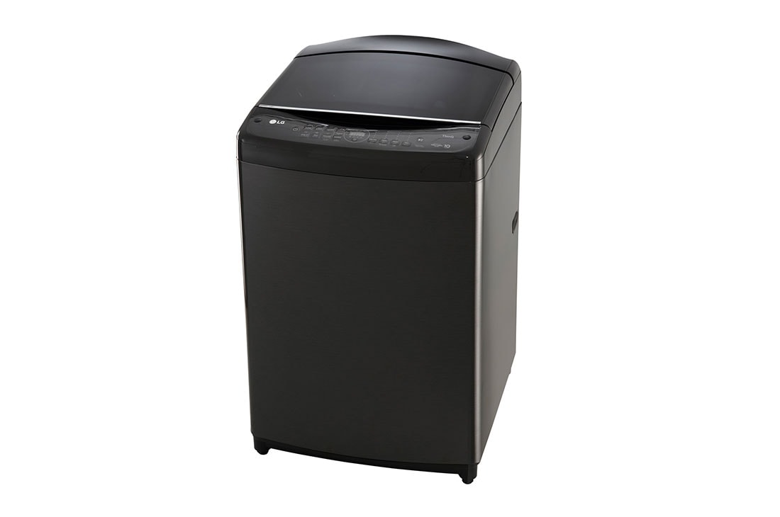 LG 19 Kg Top Load washing Machine, Platinum Black Colour, AIDD, Steam, Auto Tub Clean, Full Stainless Steel Tub, right side , T19H3SDHT2, thumbnail 12