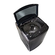LG 19 Kg Top Load washing Machine, Platinum Black Colour, AIDD, Steam, Auto Tub Clean, Full Stainless Steel Tub, left side top open , T19H3SDHT2, thumbnail 10