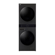 LG 13/10kg LG WashTower™ with Centre Control™, Black Steel color, Front all door close, WT1310RH, thumbnail 6